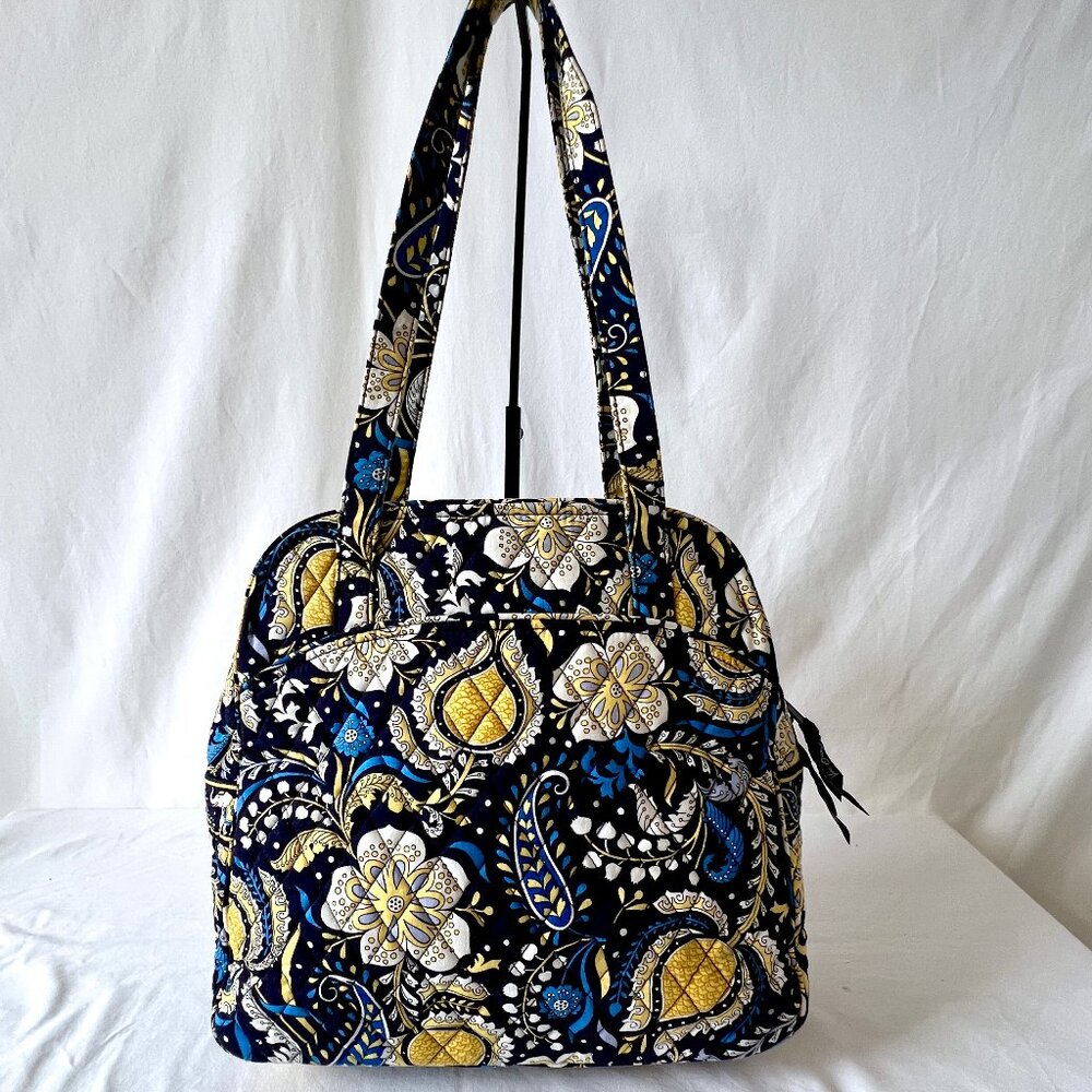 Vera Bradley Shoulder Bag, ‘Ellie Blue’  Sweet Pleat, EC!